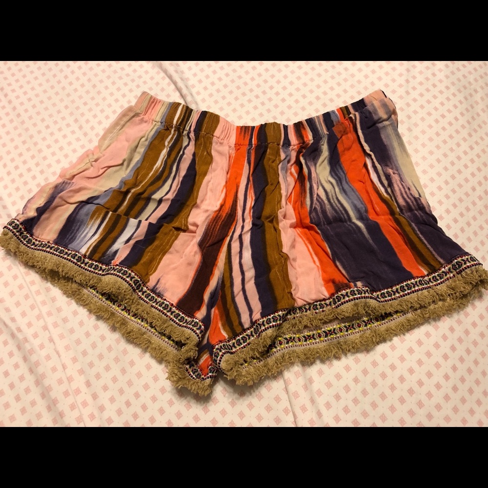 Colorful Print Shorts